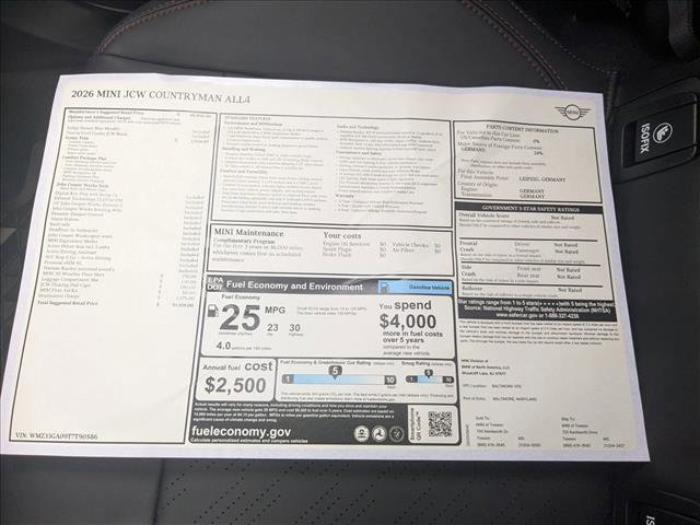 New 2026 MINI Cooper Countryman John Cooper Works image 19