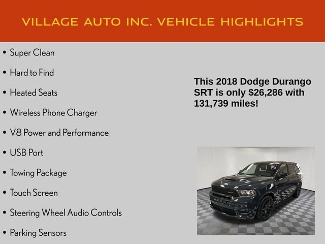 Used 2018 Dodge Durango SRT w/ SRT Interior Appearance Group image 7