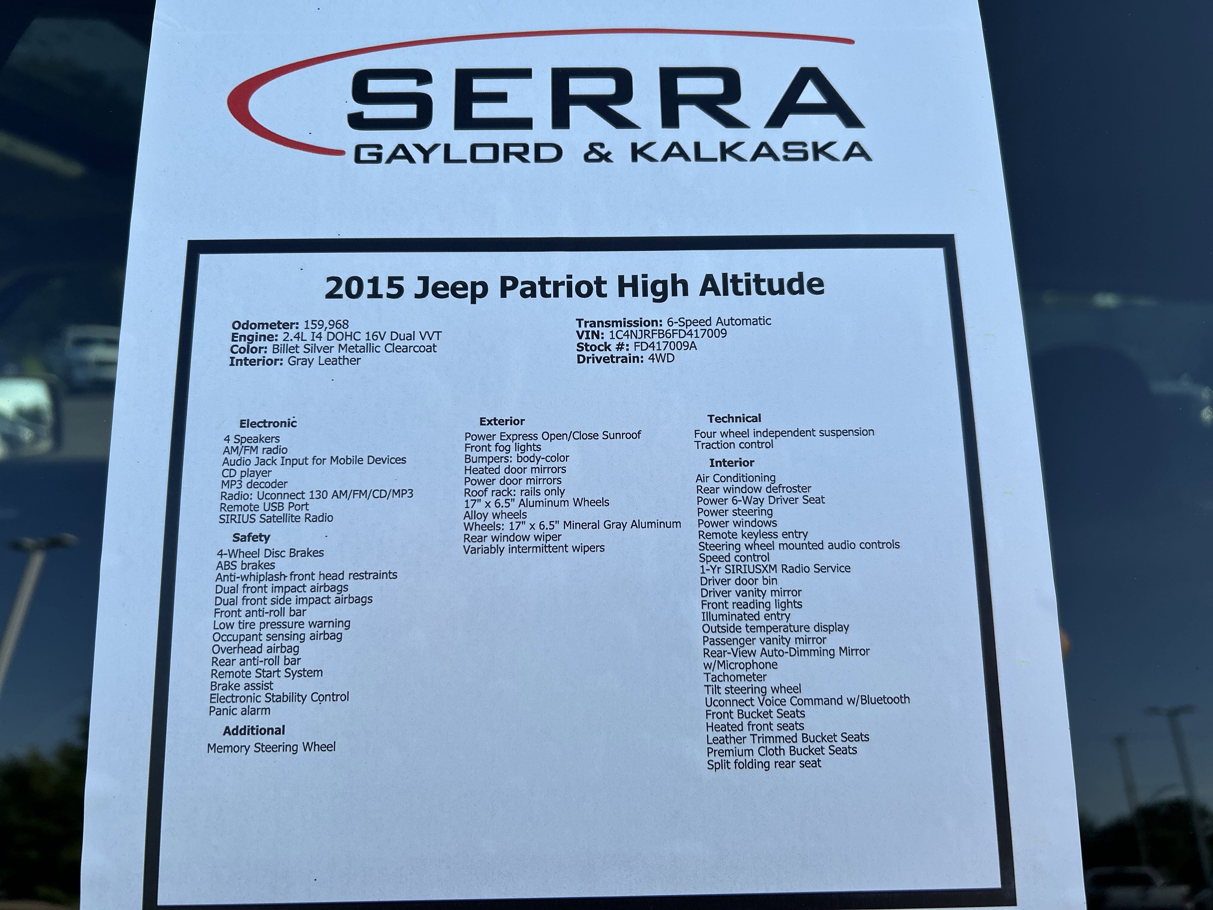 Used 2015 Jeep Patriot High Altitude image 33