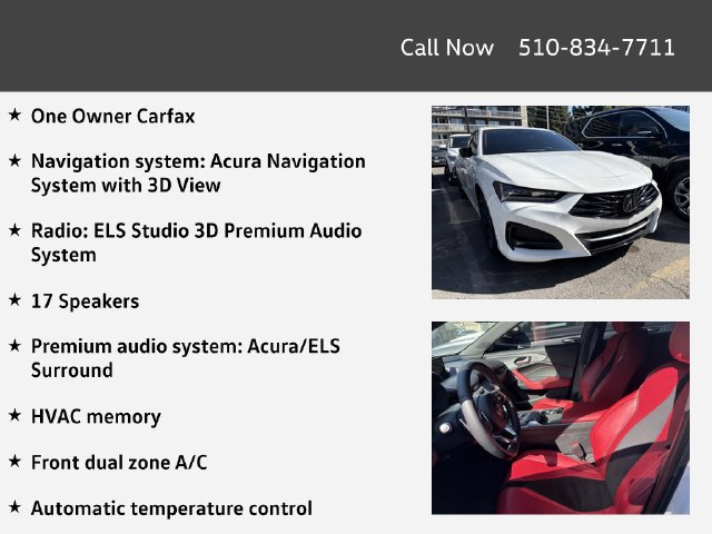 Used 2025 Acura TLX w/ A-SPEC Package AWD/4WD image 4