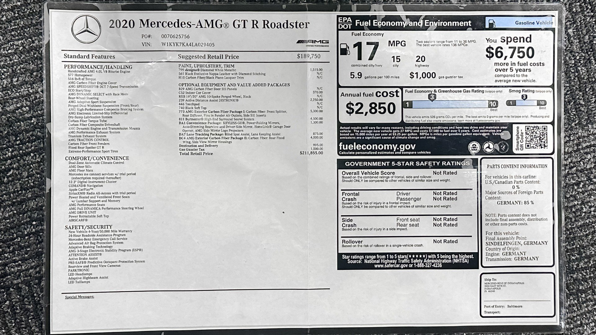 Used 2020 Mercedes-Benz AMG GT R image 80