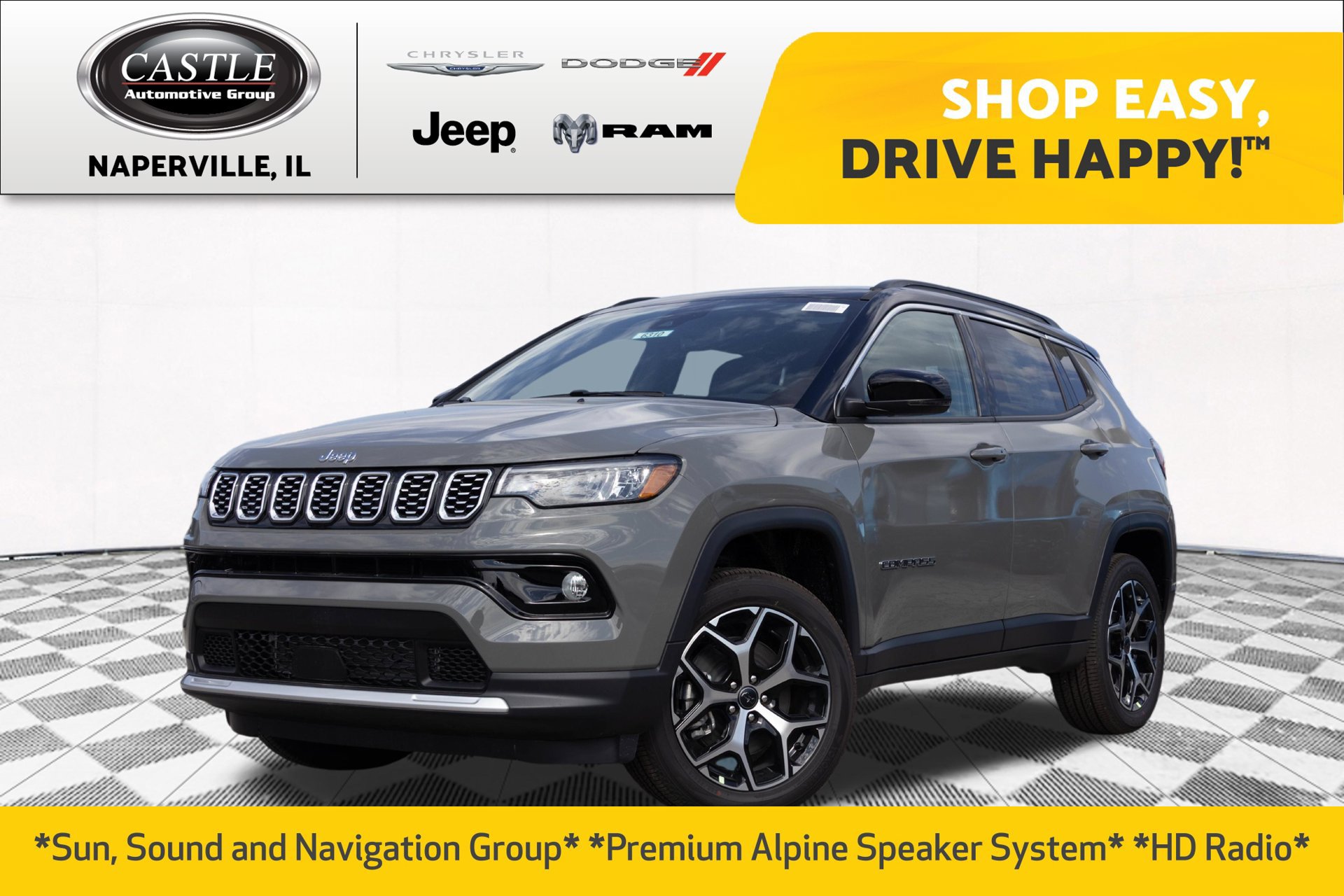 New 2026 Jeep Compass Limited w/ Sun, Sound & Navigation Group AWD/4WD image 1