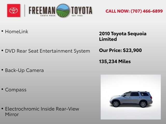 Used 2010 Toyota Sequoia Limited image 9