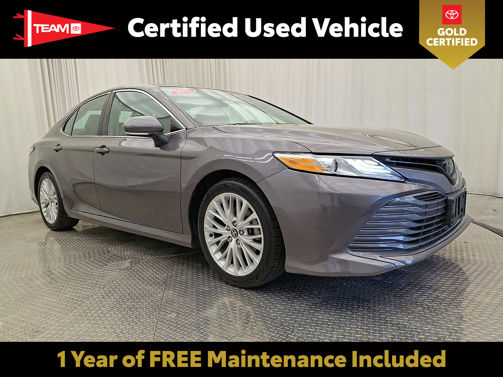Certified 2020 Toyota Camry XLE