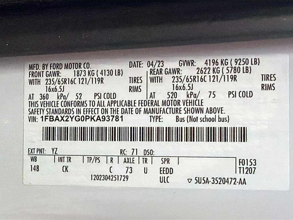 Used 2023 Ford Transit 350 XLT image 36