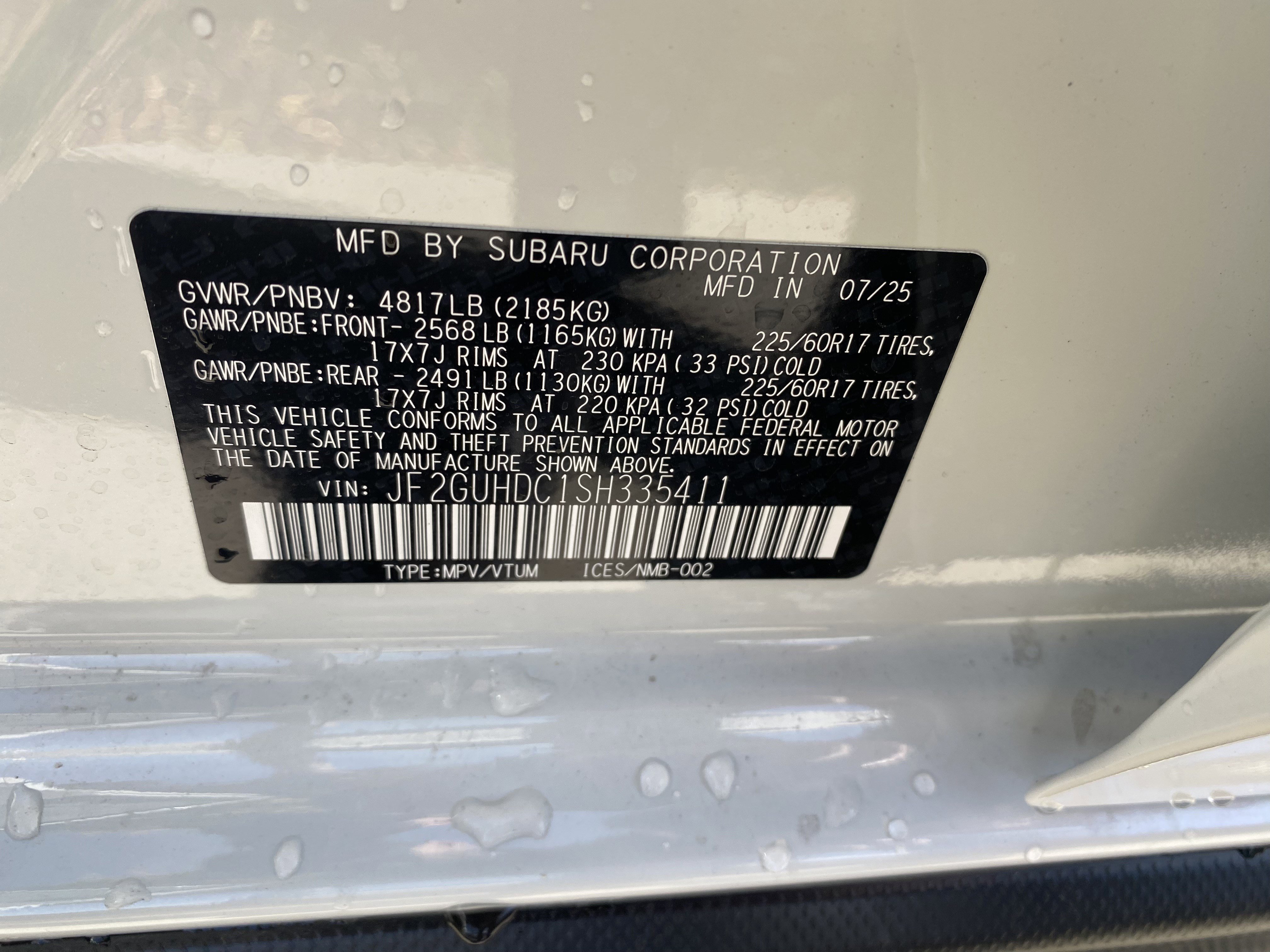 New 2025 Subaru Crosstrek 2.5i Premium image 27