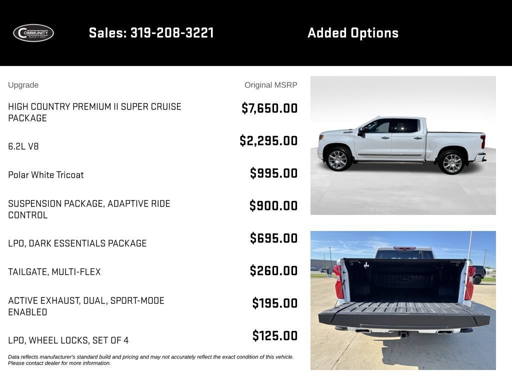 Certified 2026 Chevrolet Silverado 1500 High Country AWD/4WD image 2