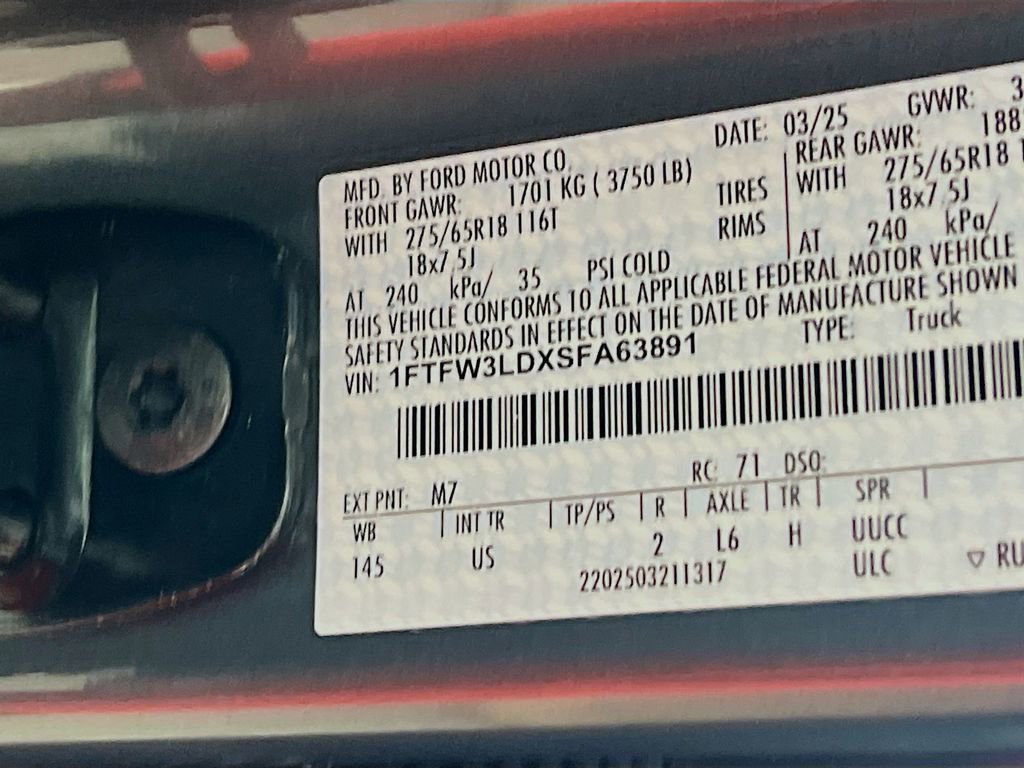 Used 2025 Ford F150 XLT w/ Equipment Group 301A Standard image 27