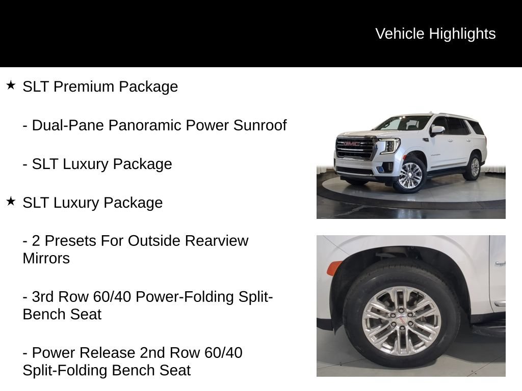 Used 2023 GMC Yukon SLT w/ SLT Premium Package AWD/4WD image 19