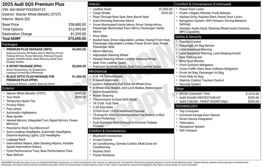 Used 2025 Audi SQ5 Premium Plus w/ Premium Plus Package image 30