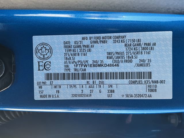 Used 2021 Ford F150 XLT w/ Equipment Group 301A Mid image 47