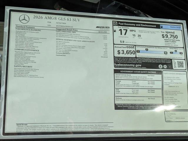 New 2026 Mercedes-Benz GLS 63 AMG 4MATIC image 22