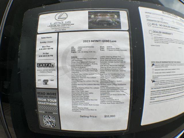 Used 2023 INFINITI QX80 Premium Select w/ Cargo Package AWD/4WD image 27