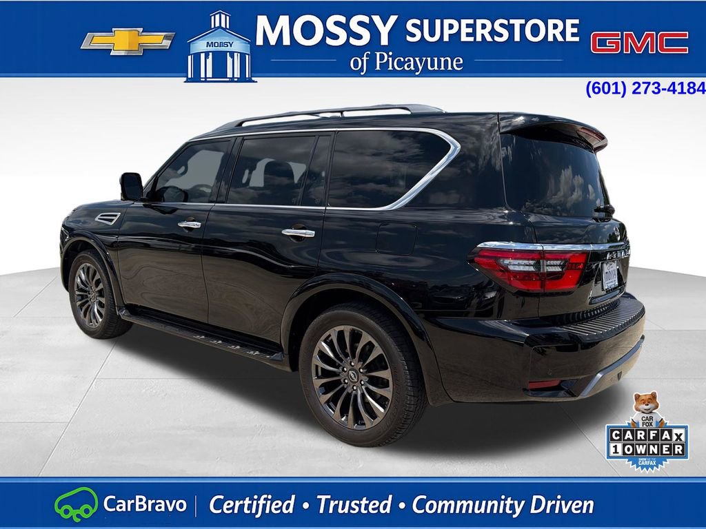 Used 2024 Nissan Armada Platinum w/ Captain's Chairs Package RWD image 3