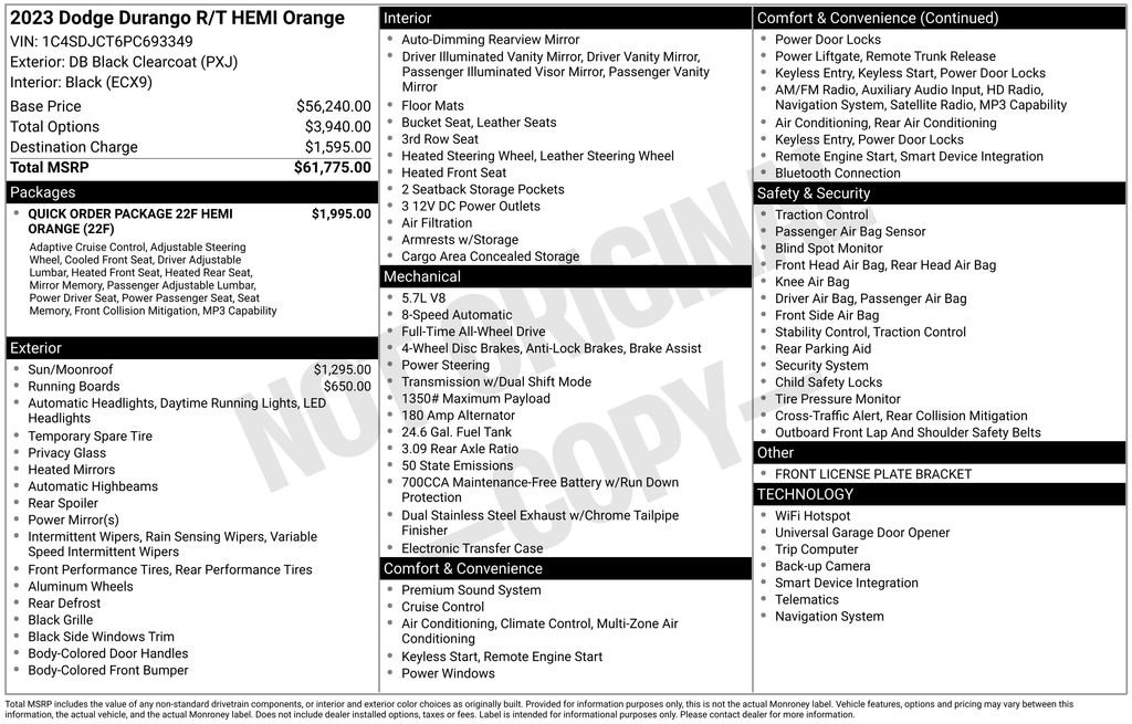 Certified 2023 Dodge Durango R/T image 46
