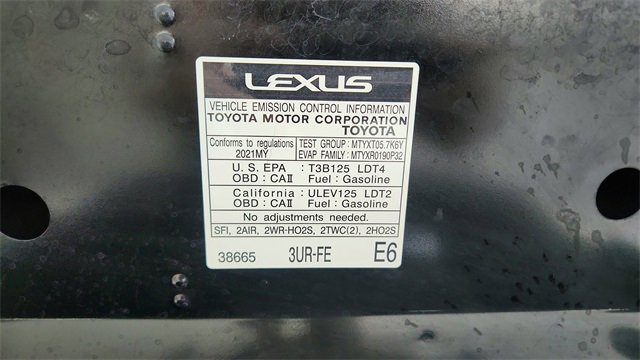Used 2021 Lexus LX 570 4WD w/ 3rd Row & Luxury Pkg image 66