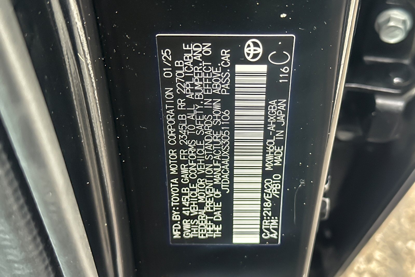 Certified 2025 Toyota Prius XLE FWD image 26