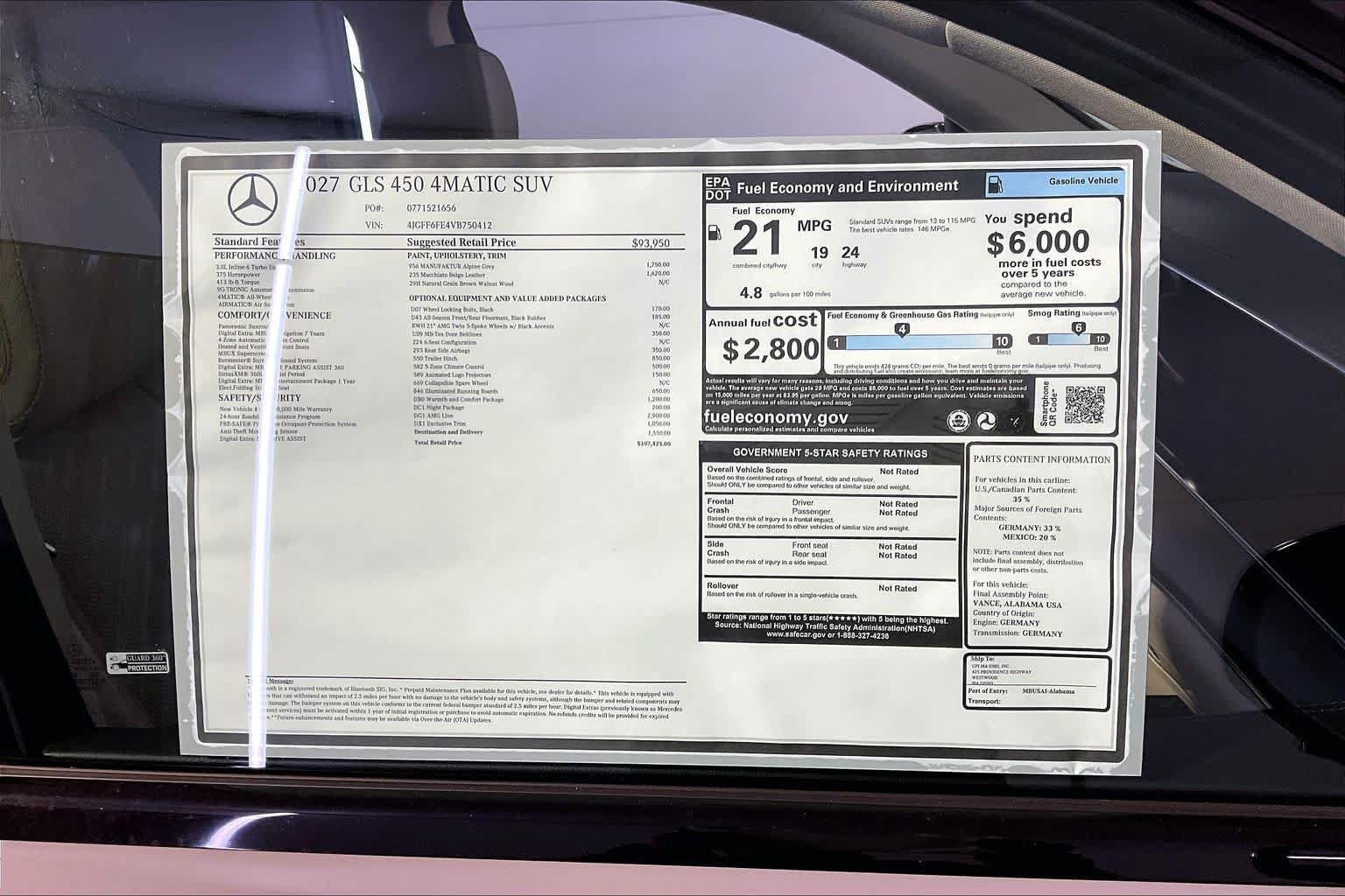 New 2027 Mercedes-Benz GLS 450 4MATIC image 18