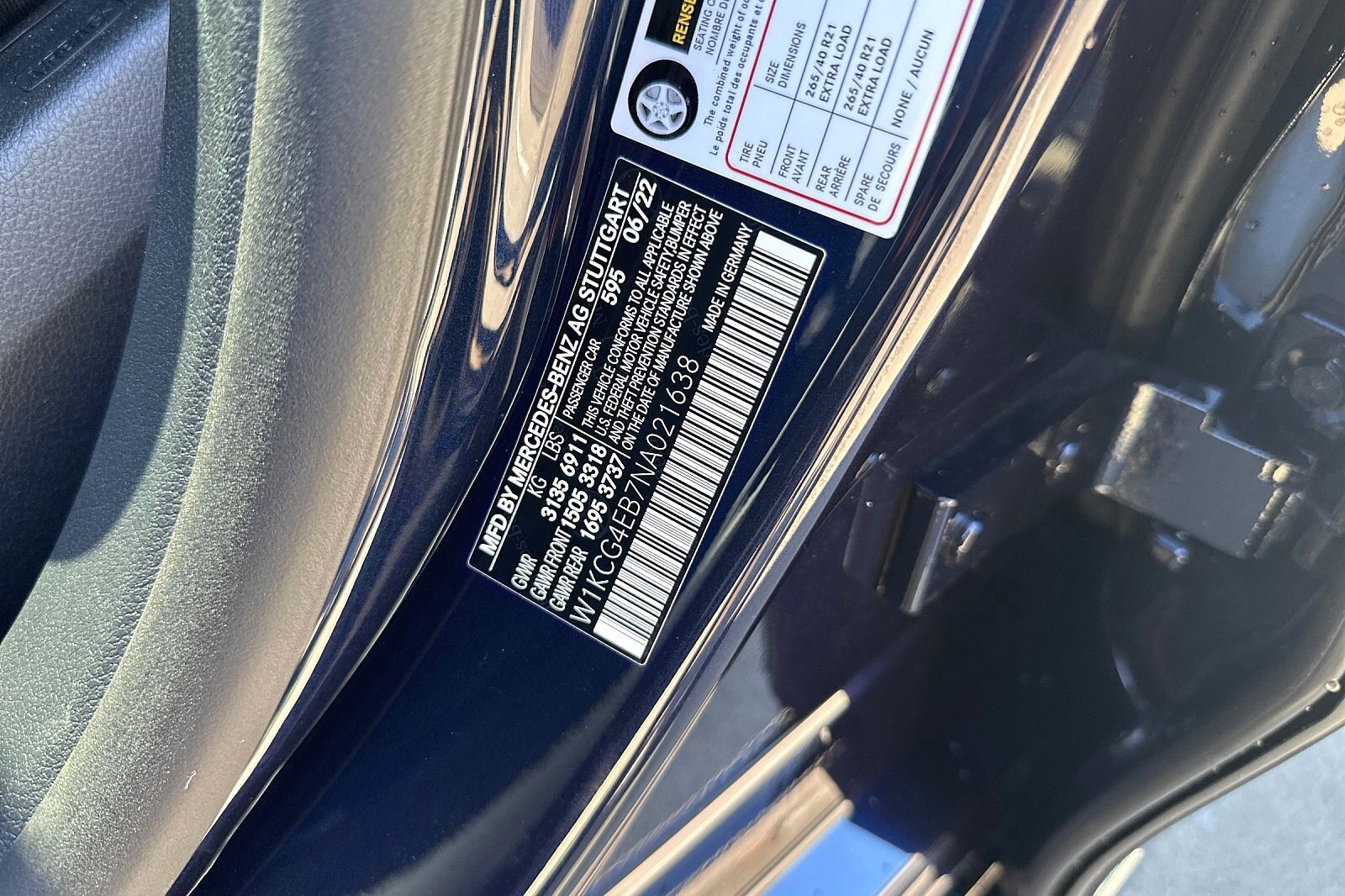 Used 2022 Mercedes-Benz EQS 580 4MATIC Sedan image 15