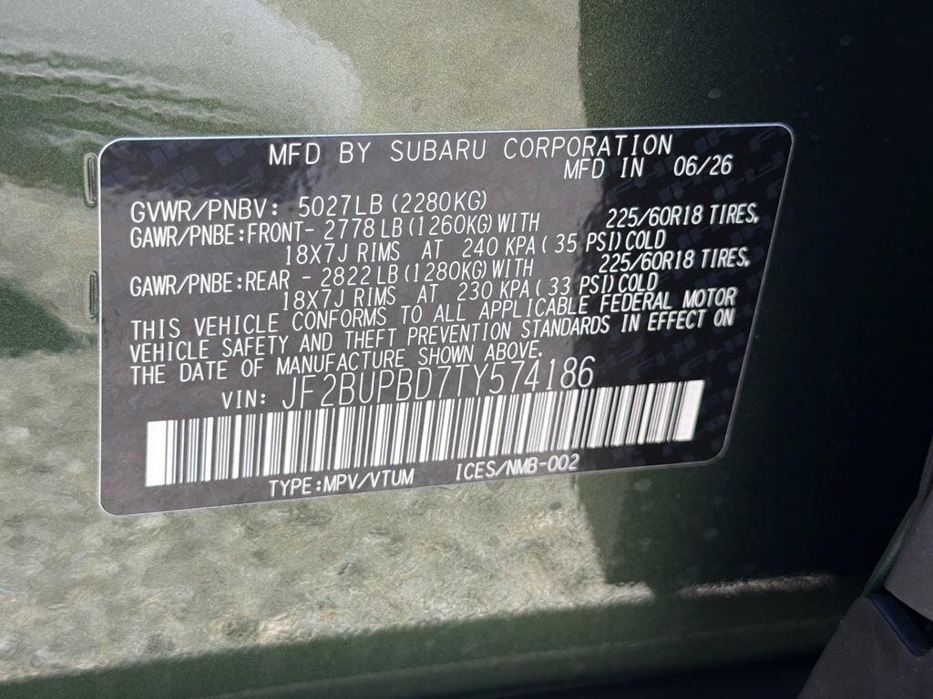 New 2026 Subaru Outback Premium AWD/4WD image 32