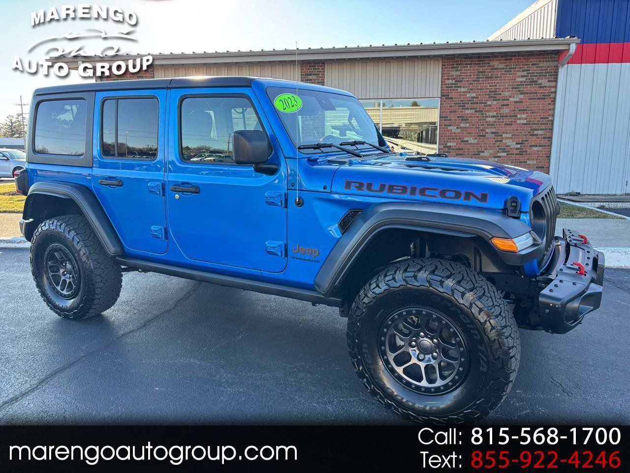 Used 2023 Jeep Wrangler Unlimited Rubicon w/ Xtreme 35 Tire Package image 1