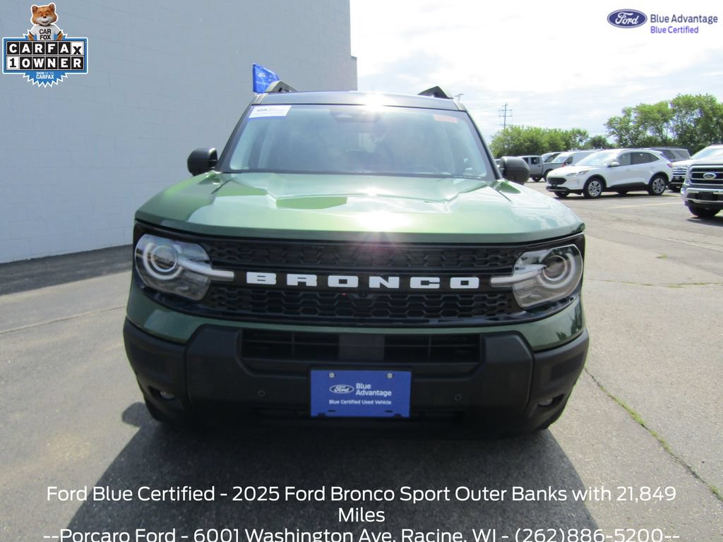 Certified 2025 Ford Bronco Sport Outer Banks w/ Outer Banks Tech Package+ AWD/4WD image 11