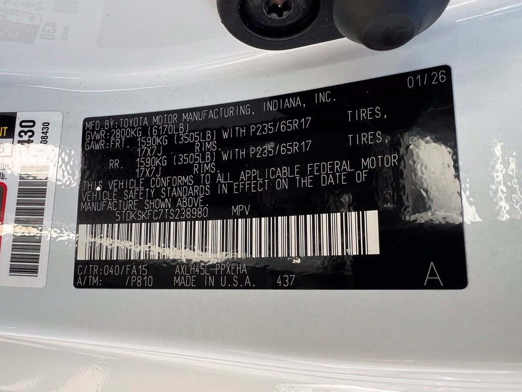 Certified 2026 Toyota Sienna LE AWD/4WD image 45