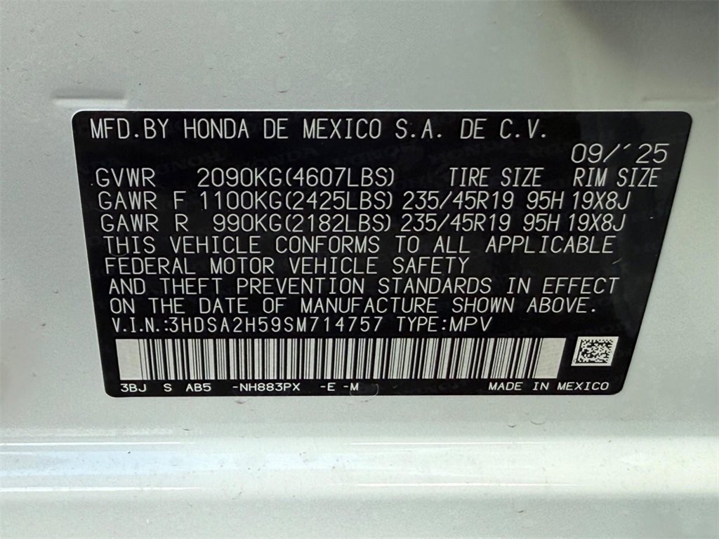 New 2025 Acura ADX A-Spec image 17