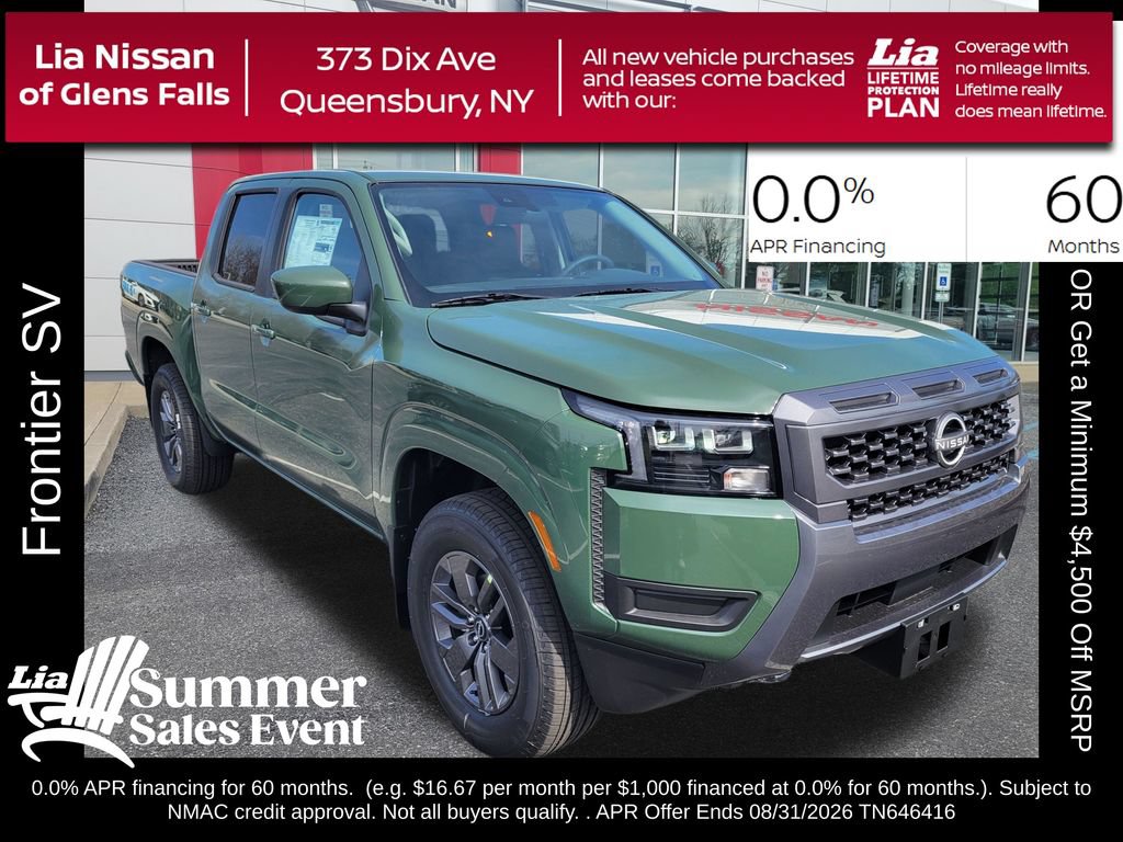 New 2026 Nissan Frontier SV w/ SV Convenience Package
