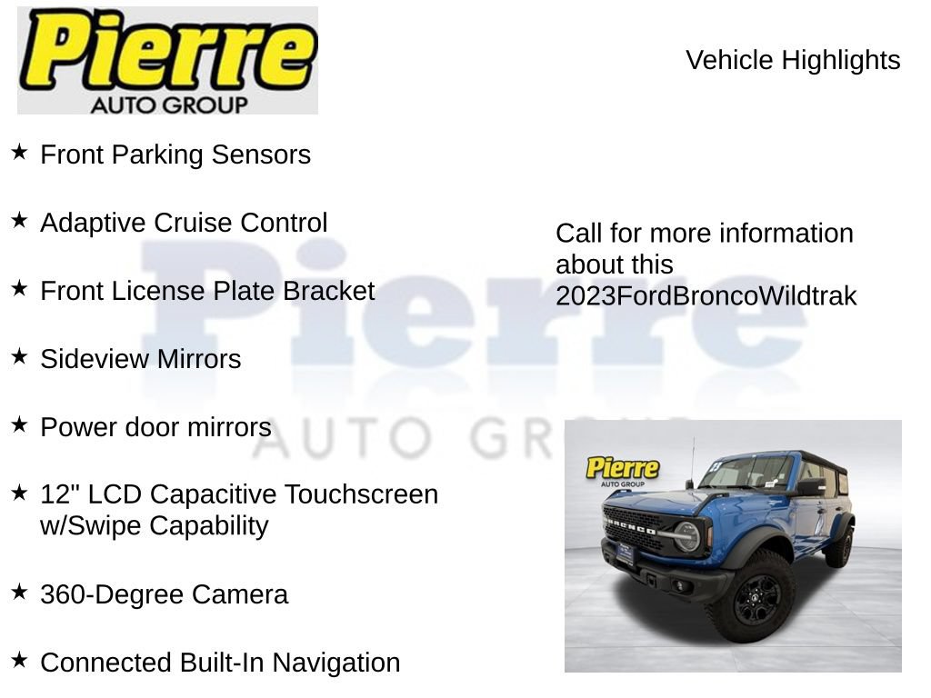 Used 2023 Ford Bronco Wildtrak AWD/4WD image 14