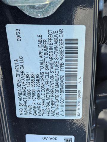 Certified 2024 Honda Accord EX image 16