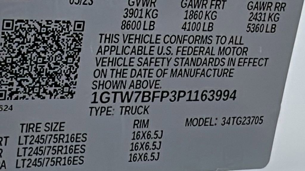 Used 2023 GMC Savana 2500 Extended w/ Driver Convenience Package RWD image 27