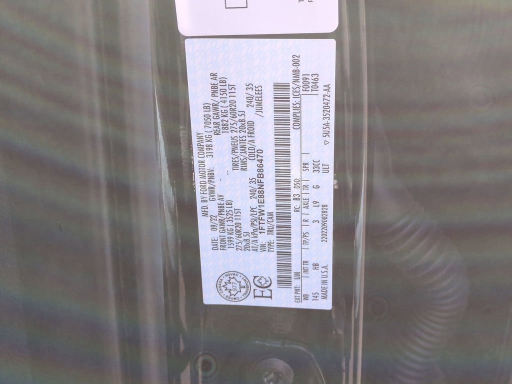 Used 2022 Ford F150 Lariat w/ Equipment Group 502A High AWD/4WD image 25