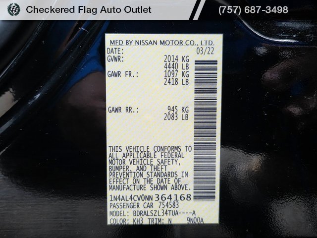 Used 2022 Nissan Altima 2.0 SR image 50