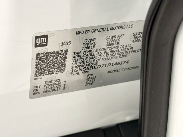 New 2026 Chevrolet Suburban LS w/ LPO, Dark Essentials Package AWD/4WD image 29