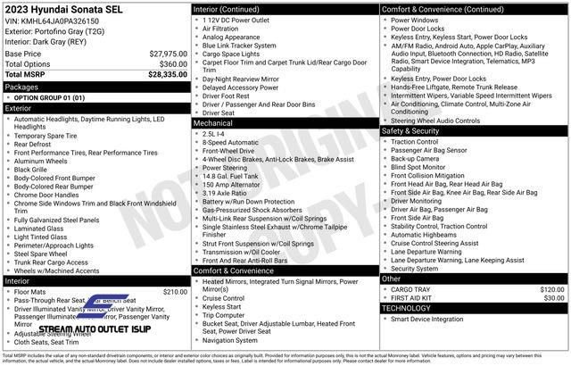 Used 2023 Hyundai Sonata SEL image 31