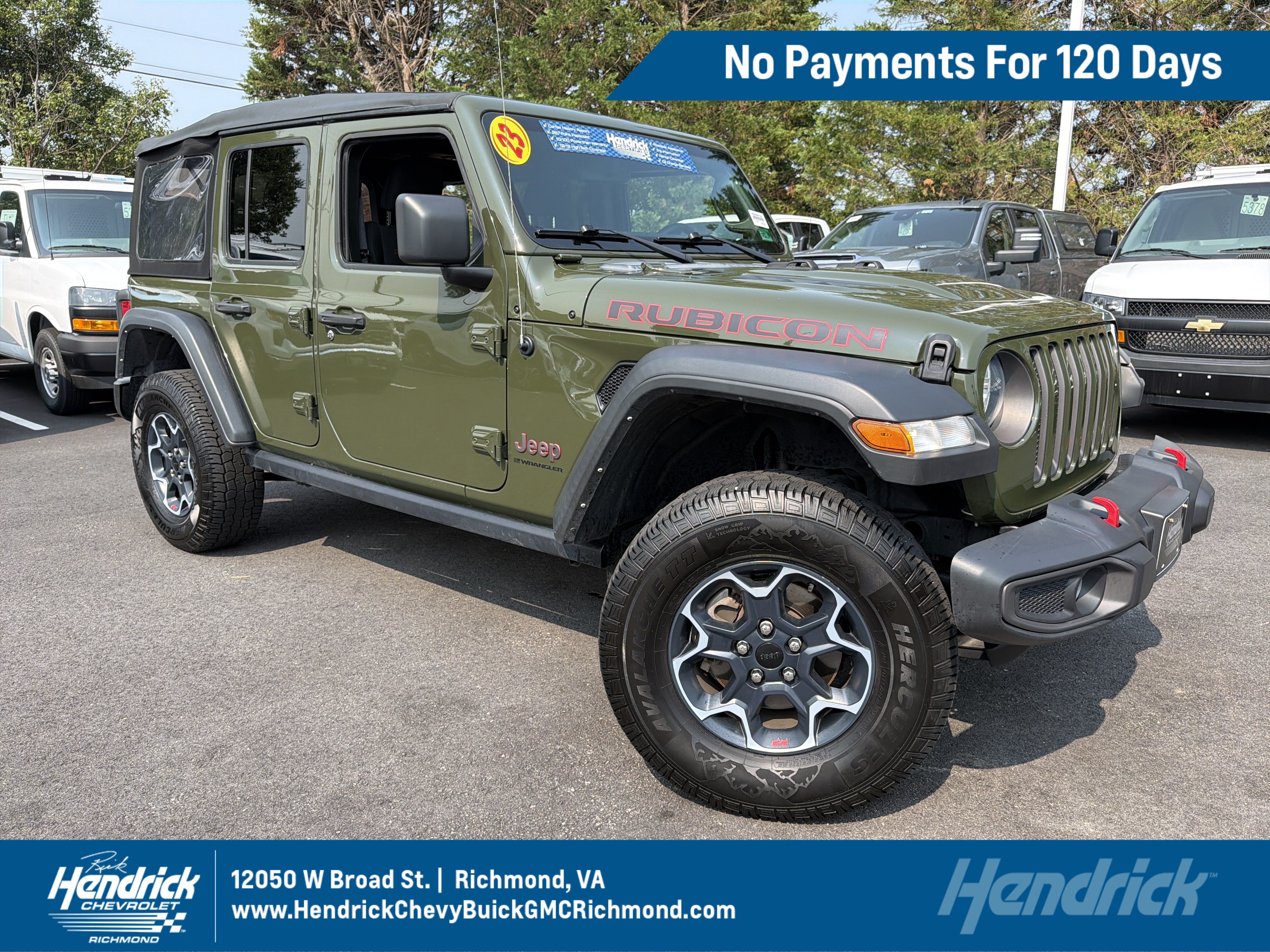 Used 2023 Jeep Wrangler Unlimited Rubicon AWD/4WD image 1