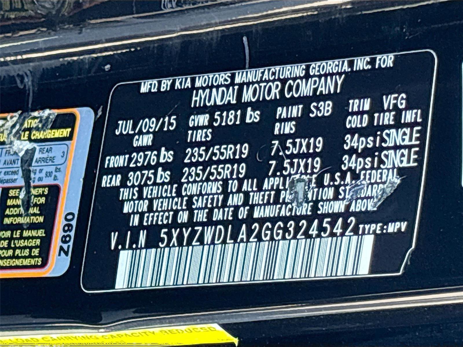 Used 2016 Hyundai Santa Fe Sport 2.0T w/ Option Group 05 AWD/4WD image 33