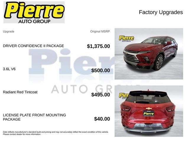 Used 2023 Chevrolet Blazer Premier w/ Driver Confidence II Package AWD/4WD image 13