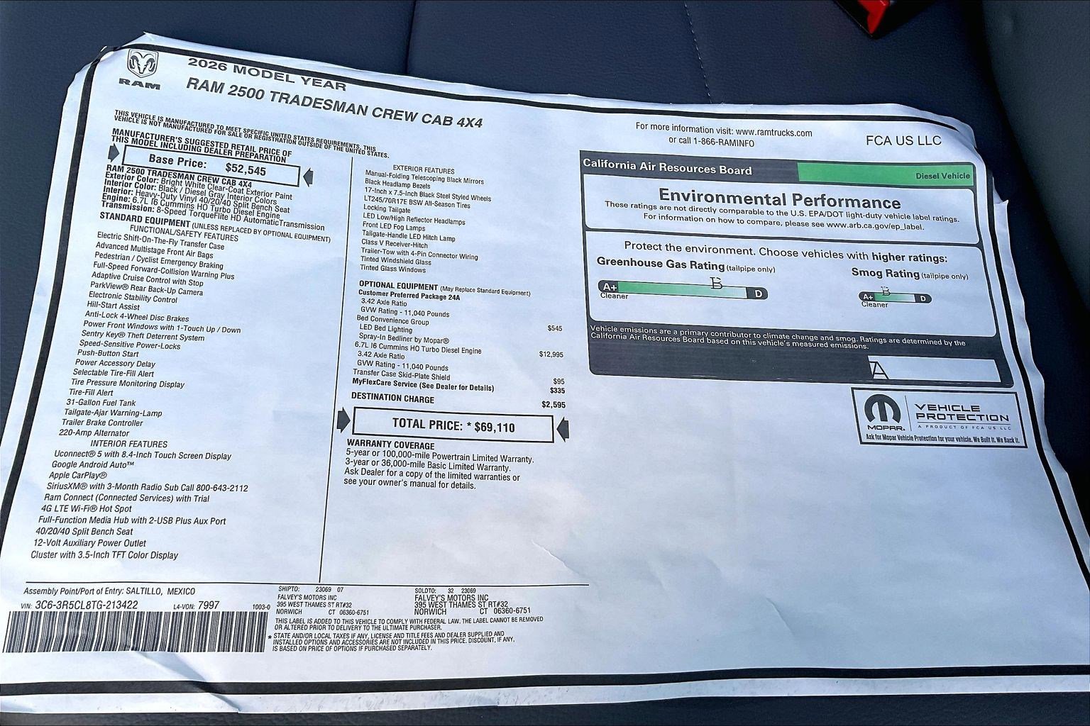 New 2026 RAM 2500 Tradesman w/ Bed Convenience Group image 14