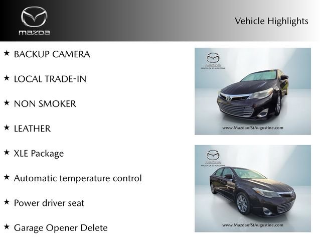 Used 2015 Toyota Avalon XLE FWD image 2