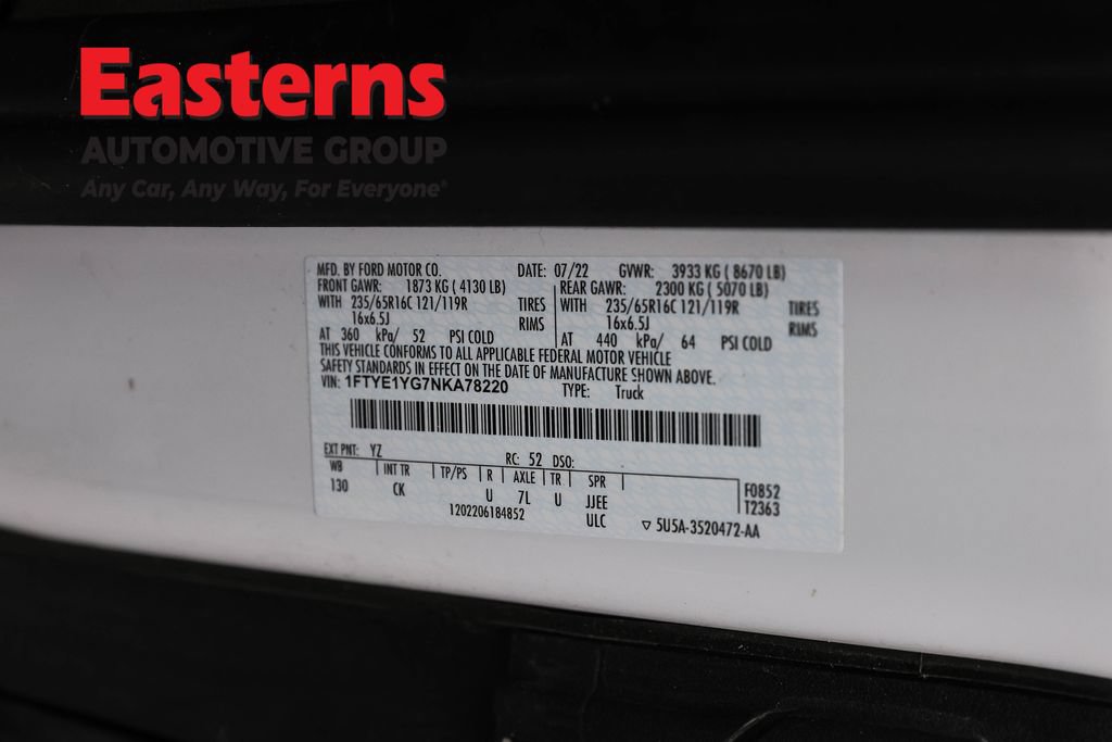 Used 2022 Ford Transit 150 Low Roof w/ Interior Upgrade Package RWD image 33