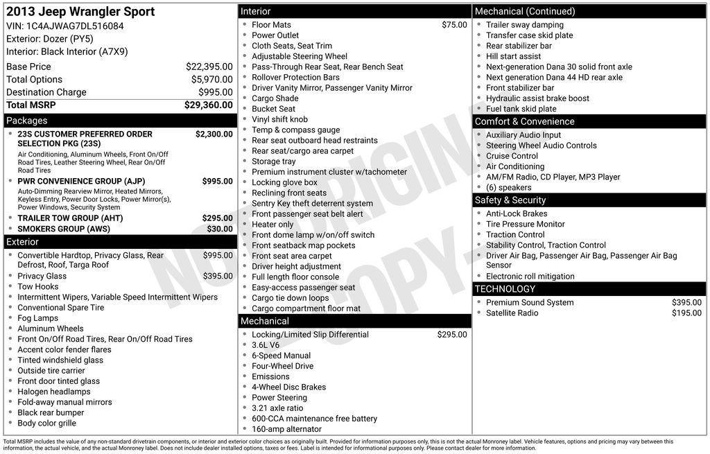 Used 2013 Jeep Wrangler Sport image 9