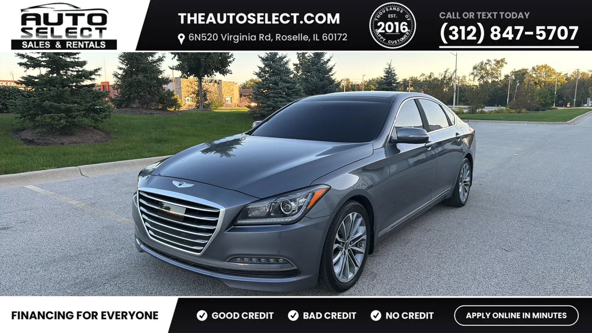 Used 2016 Hyundai Genesis 3.8 w/ Option Group 02