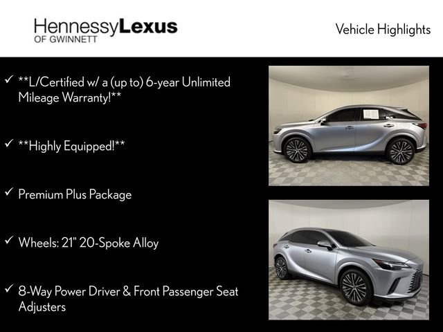Used 2023 Lexus RX 350 Premium Plus w/ Cold Area Package image 12