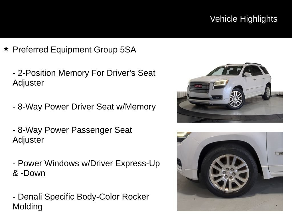 Used 2016 GMC Acadia Denali AWD/4WD image 7