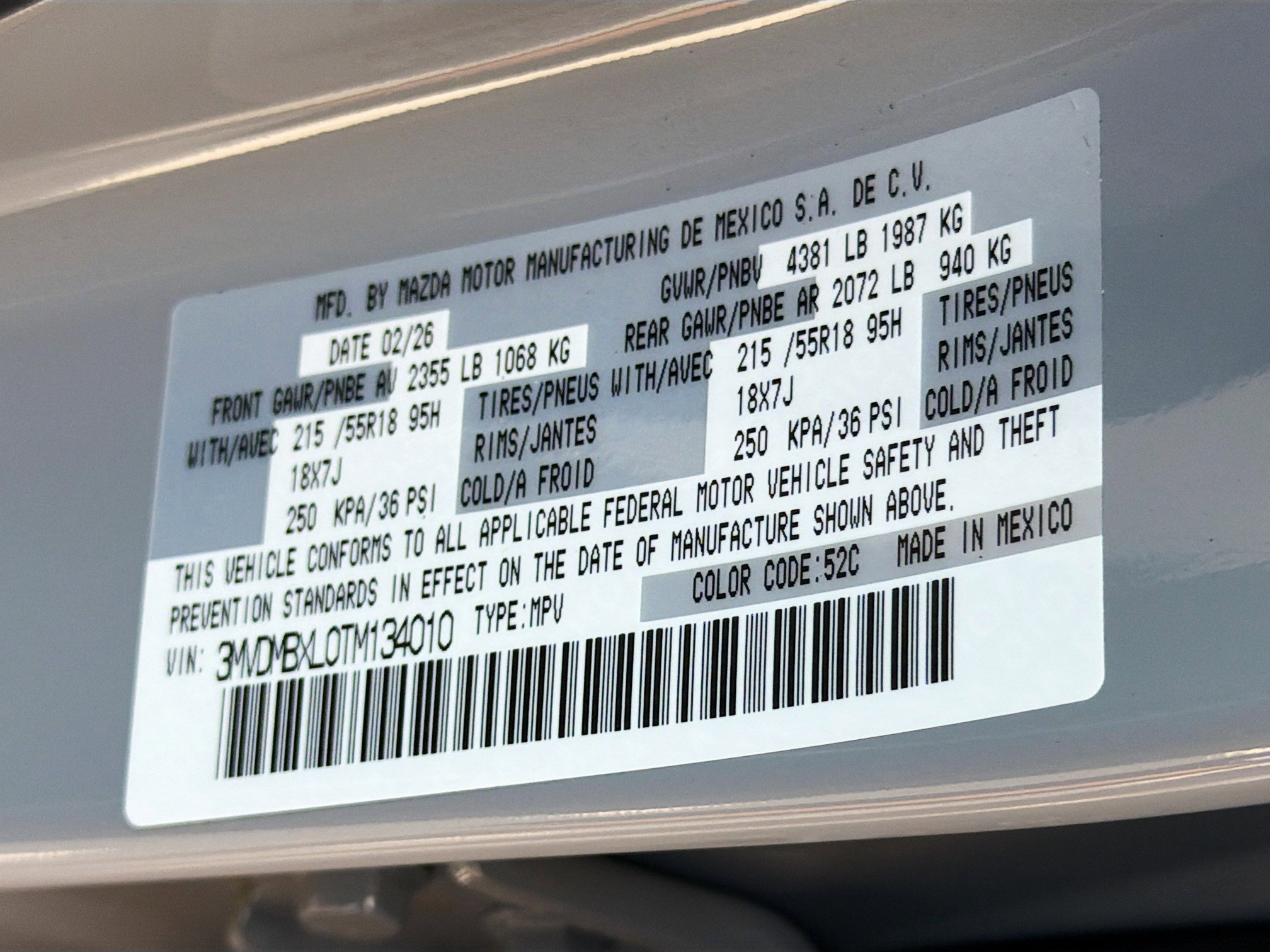 New 2026 MAZDA CX-30 Aire Edition image 43