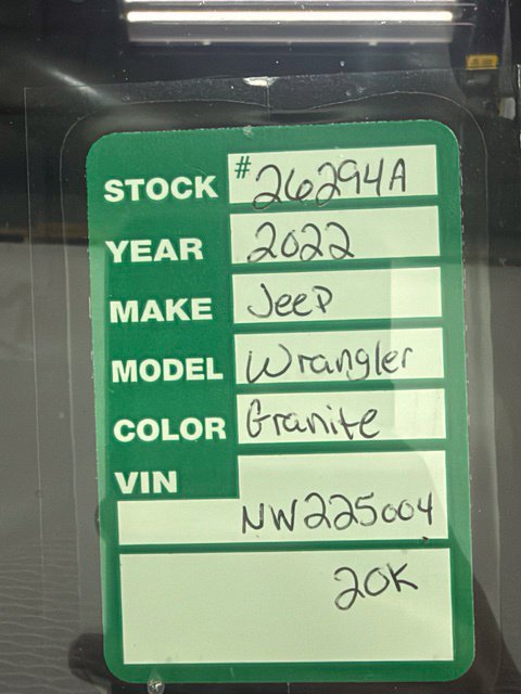 Used 2022 Jeep Wrangler Unlimited Sport AWD/4WD image 28