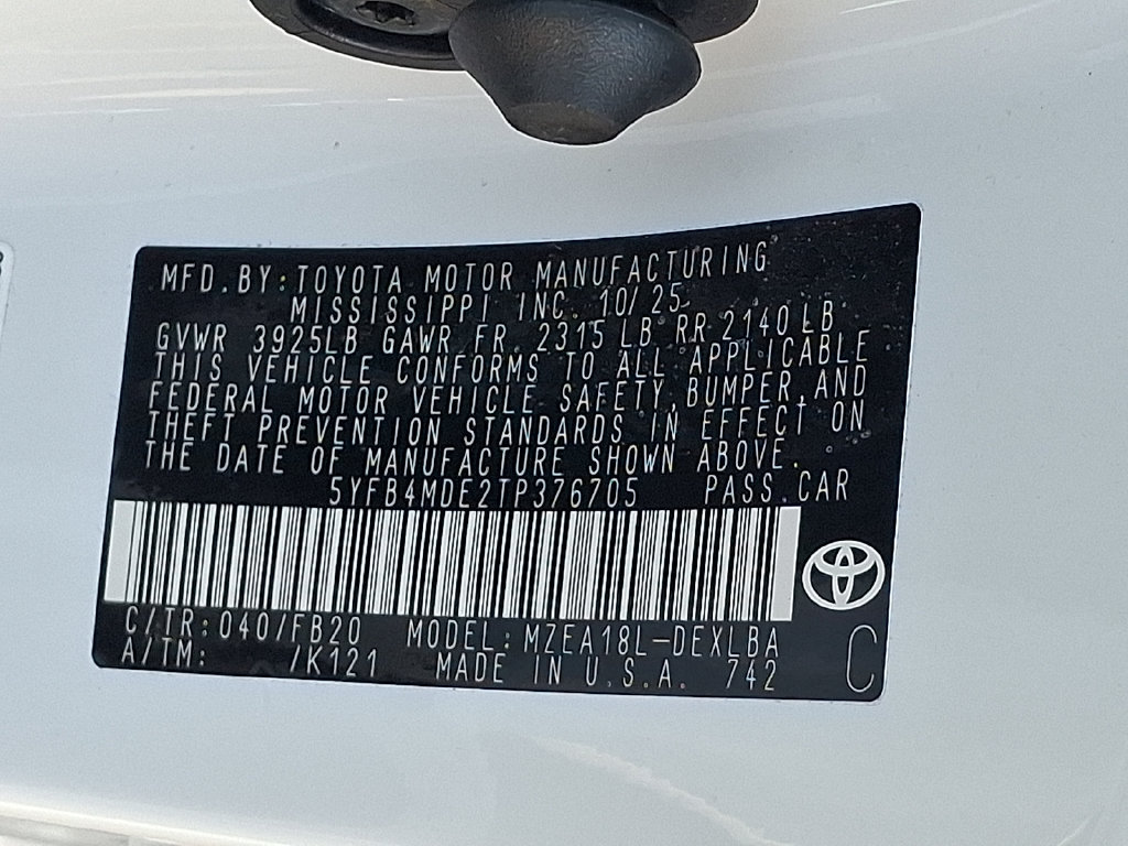 Certified 2026 Toyota Corolla LE w/ LE Premium Package FWD image 33