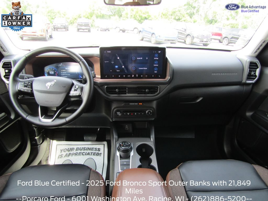 Certified 2025 Ford Bronco Sport Outer Banks w/ Outer Banks Tech Package+ AWD/4WD image 4